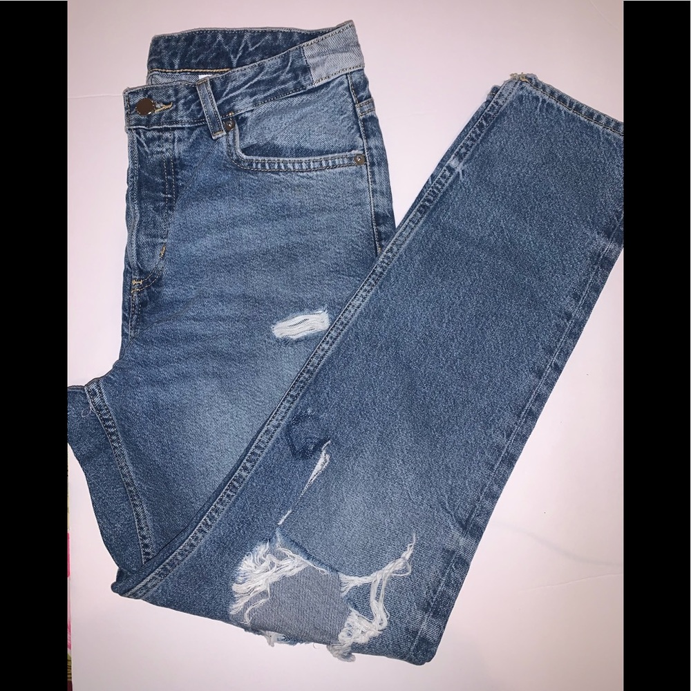 💙 H&M Boyfriend Low Waist Denim